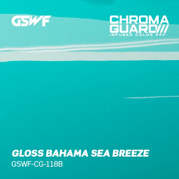GSWF Chroma Guard Color PPF Bahama Sea Breeze
